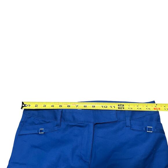 ANNE KLEIN Royal Blue Cropped Trousers Size 6 - Picture 6 of 8